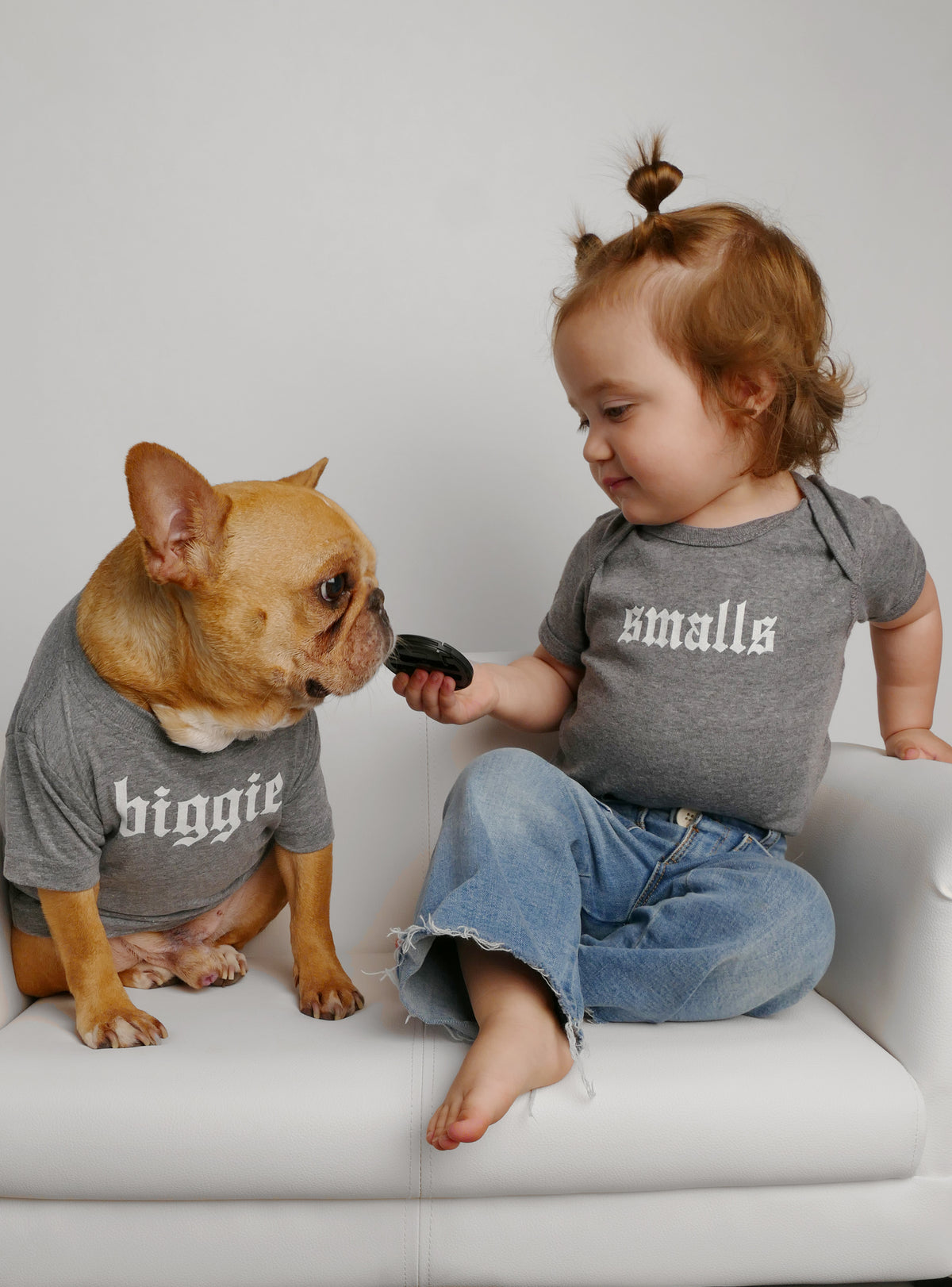 Biggie + Smalls (2-Pack) Baby + Dog Set