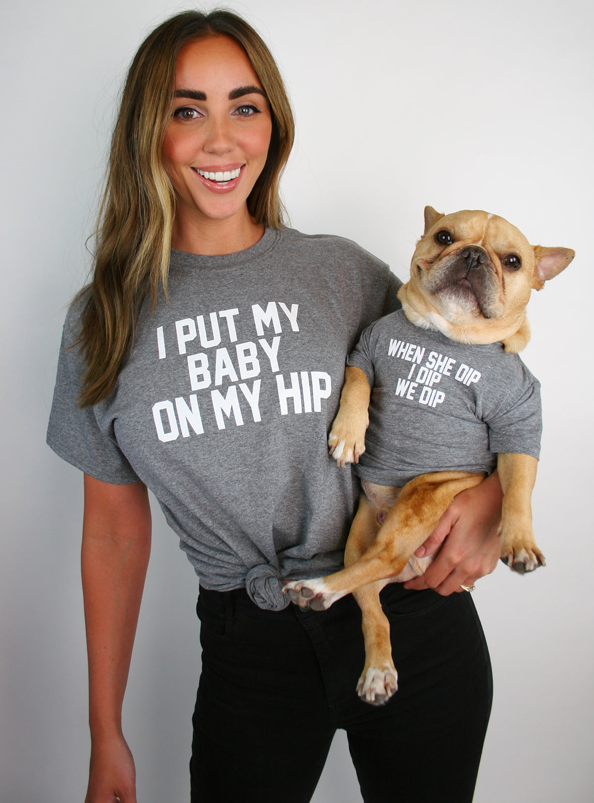 Baby On My Hip Matching T-Shirt Set