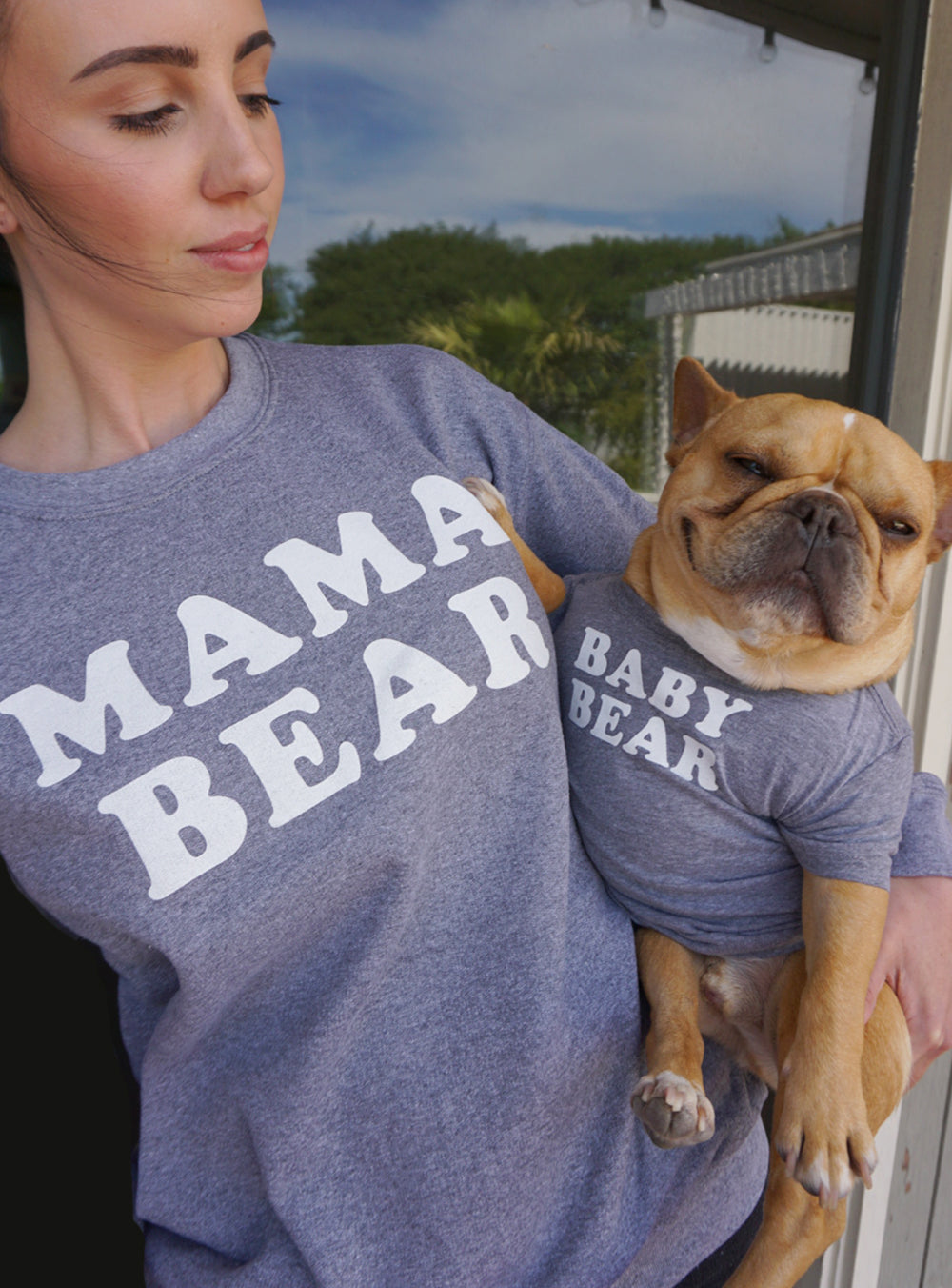 Mama Bear + Baby Bear Matching T-Shirt Set