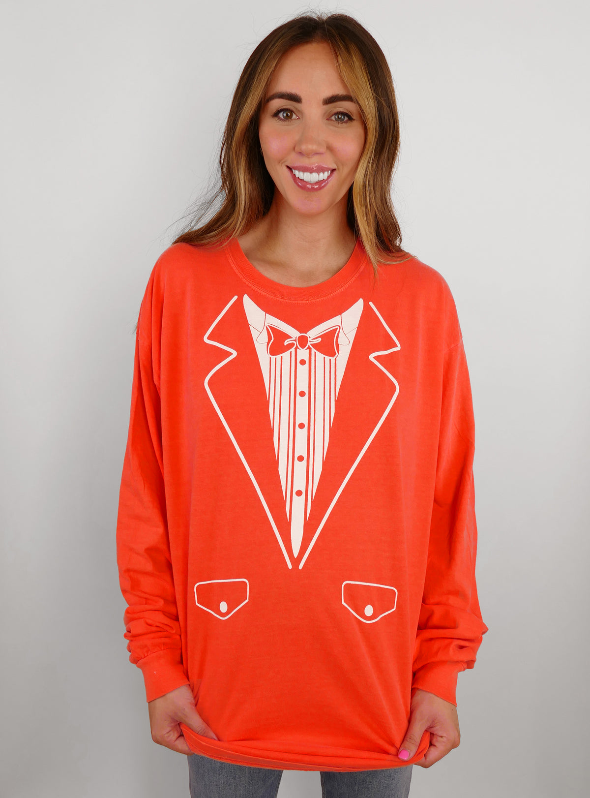 Tuxedo Long Sleeve Tee